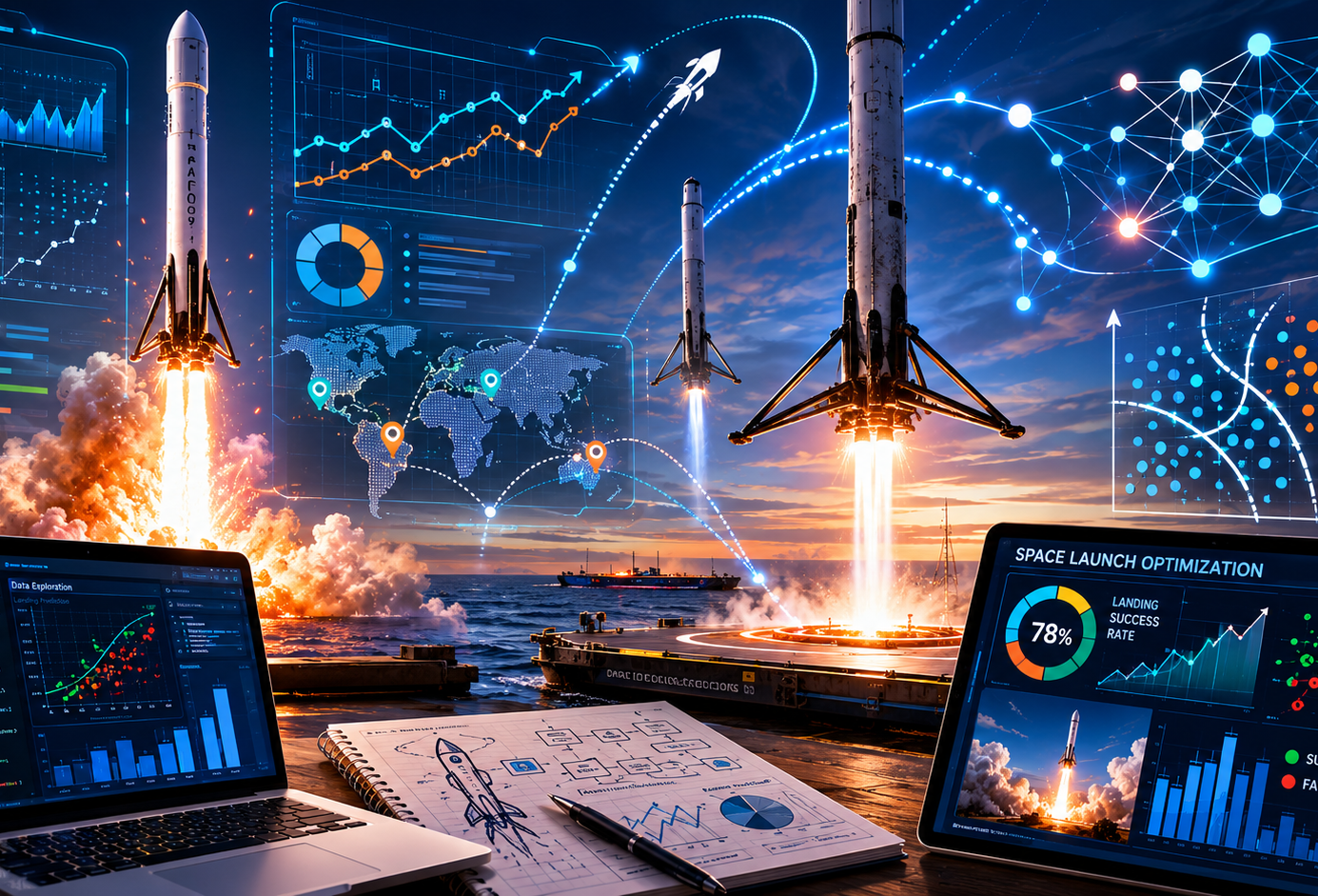 Space launch optimization with Machine Learning